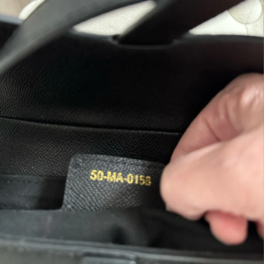 Dior Black Saddle Bag with Gold Details - Picture 4 of 8